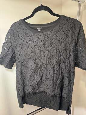 Weston wear by anthropology black floral lace